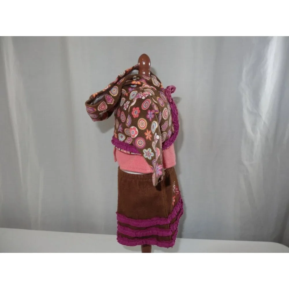 American Girl Bitty Baby Twin School Time Skirt Outfit With Book‎